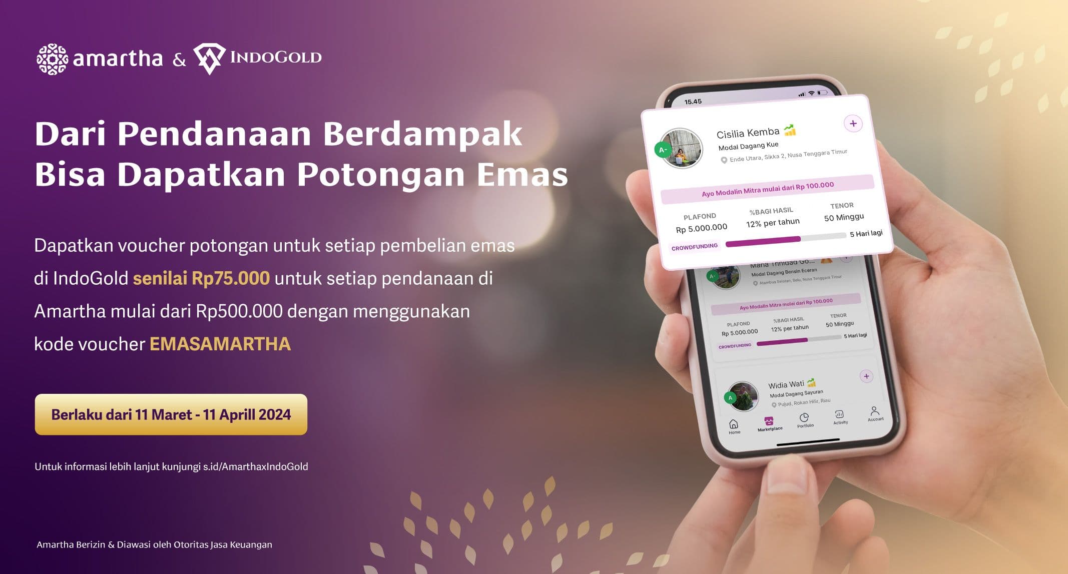 Beri Pendanaan Penuh Dampak, Dapatkan Potongan Emas!